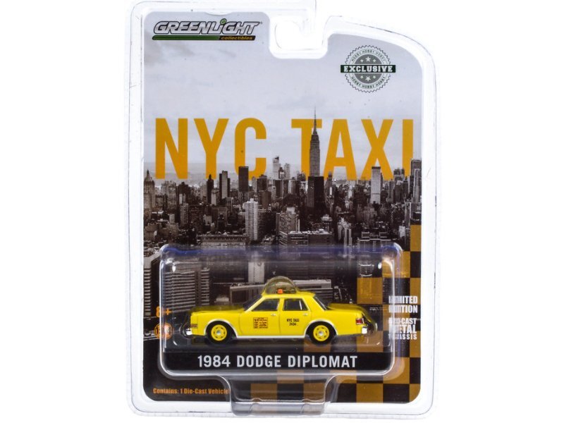 DODGE Diplomat - 1984 - NYC Taxi - Greenlight 1:64