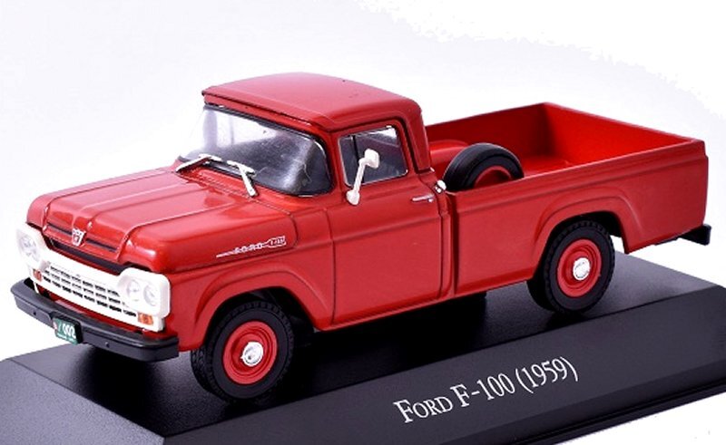 FORD F-100 Pick up - 1959 - red - Atlas 1:43