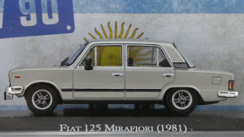 FIAT 125 Mirafiori - 1981 - silver - Atlas 1:43