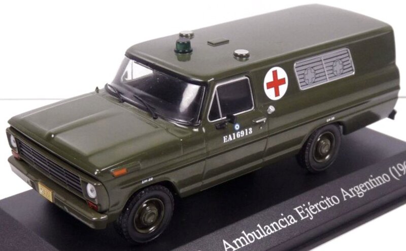 FORD F-100 Military - 1969 - Ambulance - Atlas 1:43