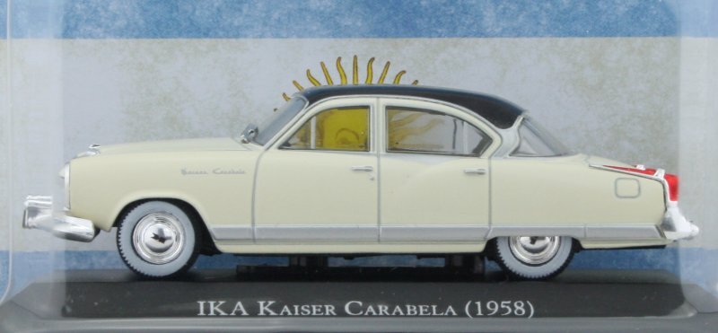 IKA Kaiser Carabela - 1958 - white / black - Atlas 1:43