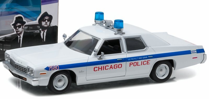 DODGE Monaco - Chicago Police - 1975 - Blues Brothers - Greenlight 1:24