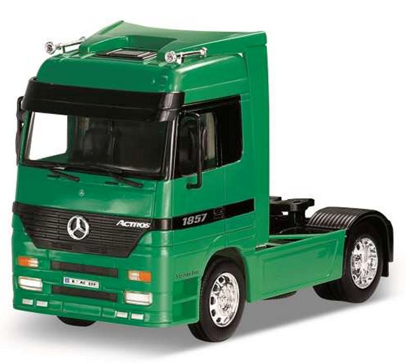 MB Mercedes Benz Actros 1857 - green - WELLY 1:32