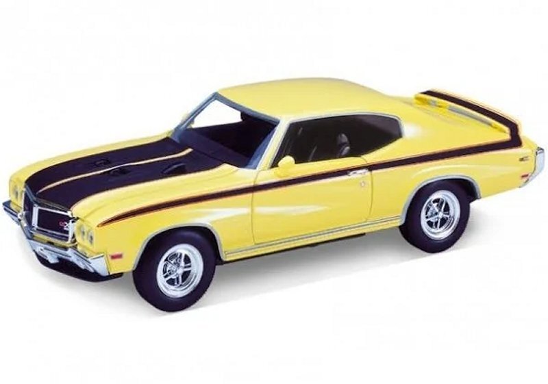 BUICK GSX - 1970 - yellow / black - WELLY 1:24