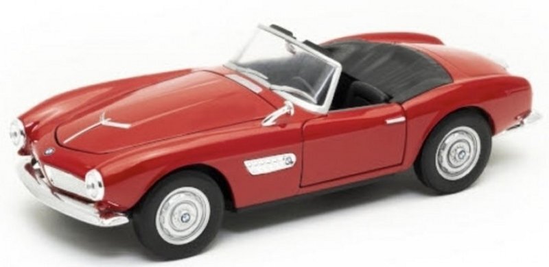 BMW 507 - red - WELLY 1:24