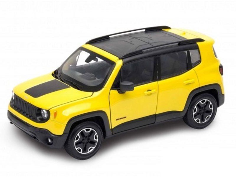 JEEP Renegade Trailhawk - 2017 - yellow / black - WELLY 1:24