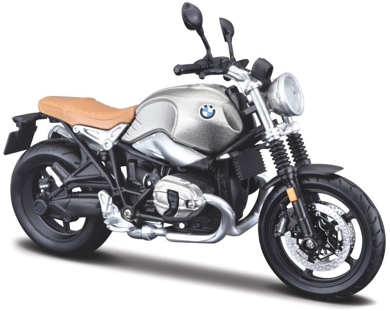 BMW Scrambler R nineT - silver / black - Maisto 1:12