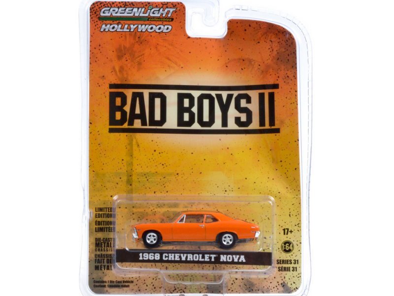 CHEVROLET Nova - 1968 - Bad Boys II - Greenlight 1:64