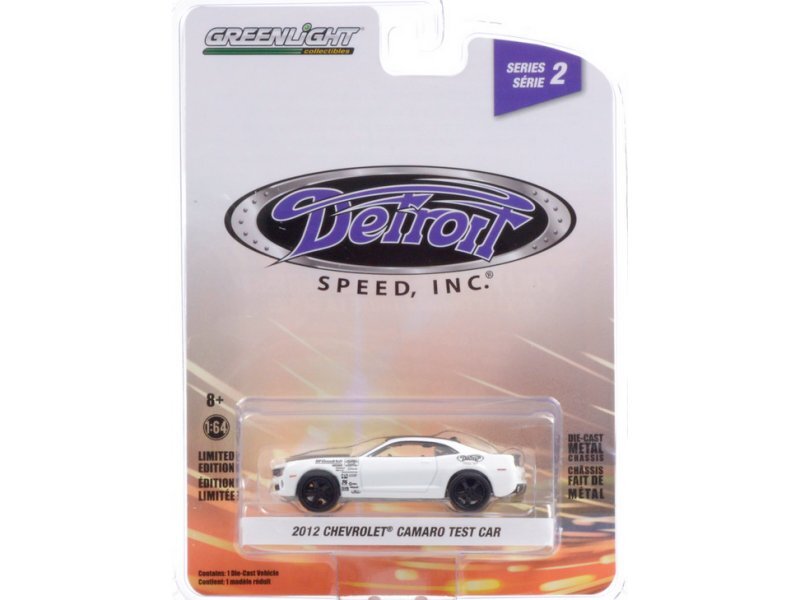 CHEVROLET Camaro Test Car - 2012 - white / black - Greenlight 1:64