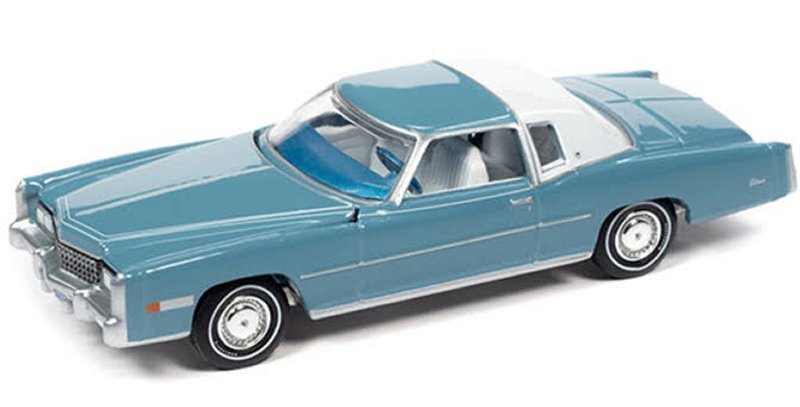 CADILLAC Eldorado - 1975 - Jennifer blue - Auto World 1:64