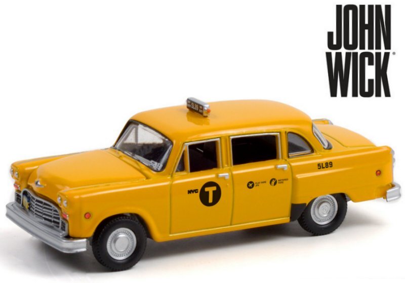 CHECKER Marathon - John Wick - 1974 - NYC Taxi - Greenlight 1:64