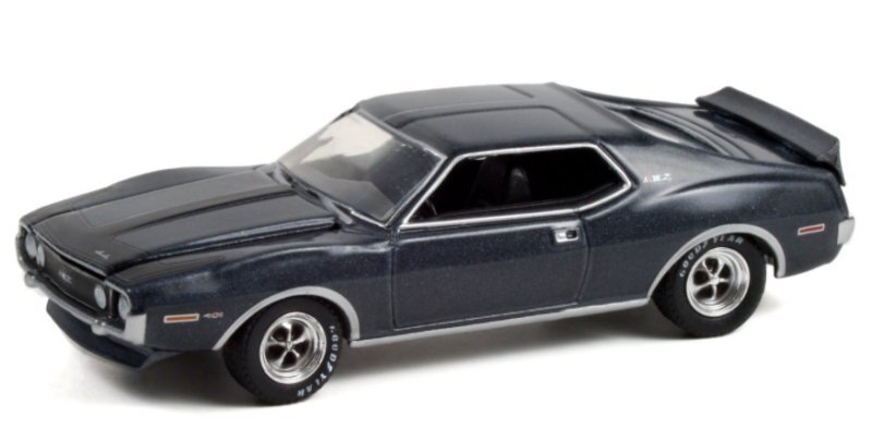 AMC Javelin AMX - 1971 - Carbon greymetallic - Greenlight 1:64