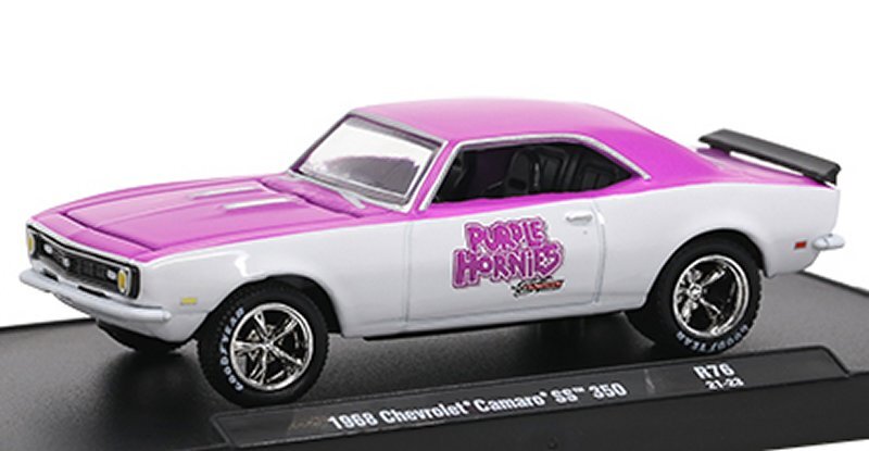 CHEVROLET Camaro SS 350 - Flowtech - 1968 - Purple Hornies - M2 Machines 1:64