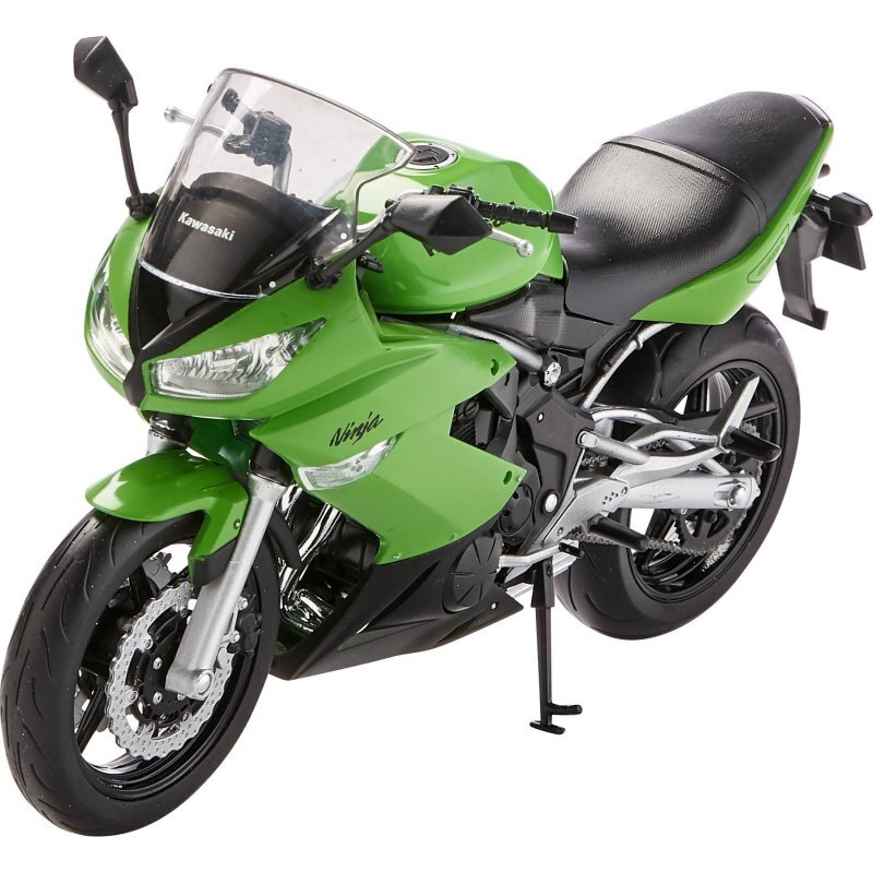 KAWASAKI Ninja 650R - green / black - WELLY 1:10