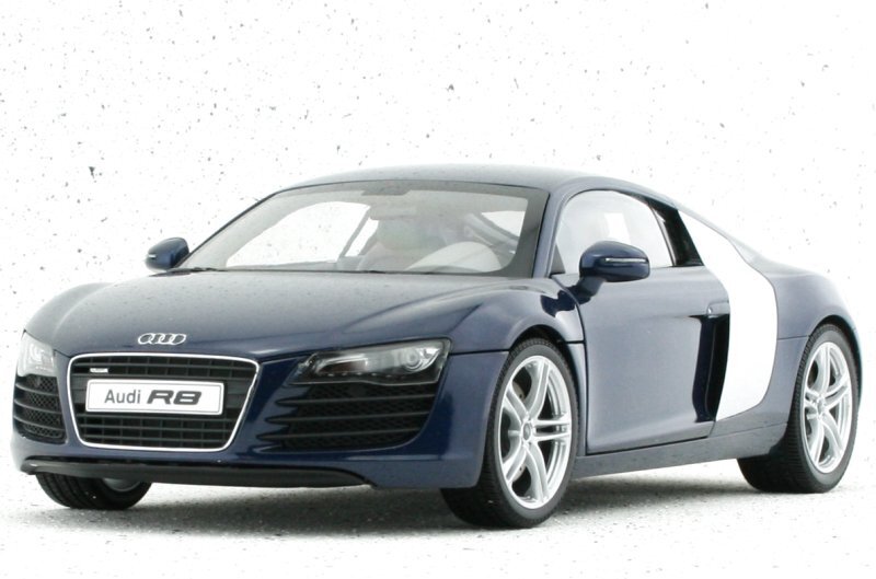 AUDI R8 - darkbluemetallic - Kyosho 1:18