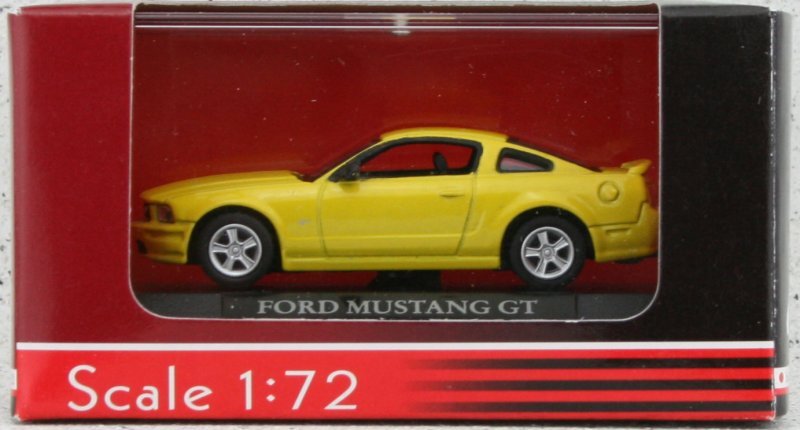 FORD Mustang GT - yellow - Yatming 1:72