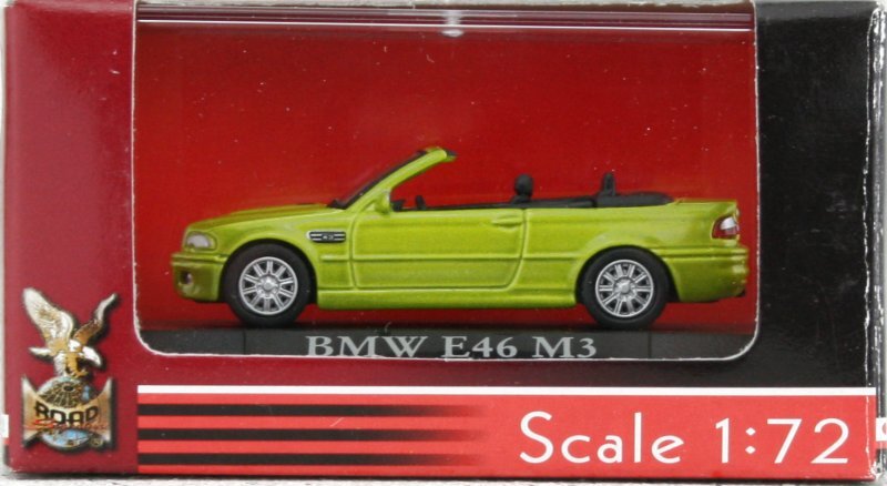 BMW E46 - M3 Cabrio - greenmetallic - Yatming 1:72