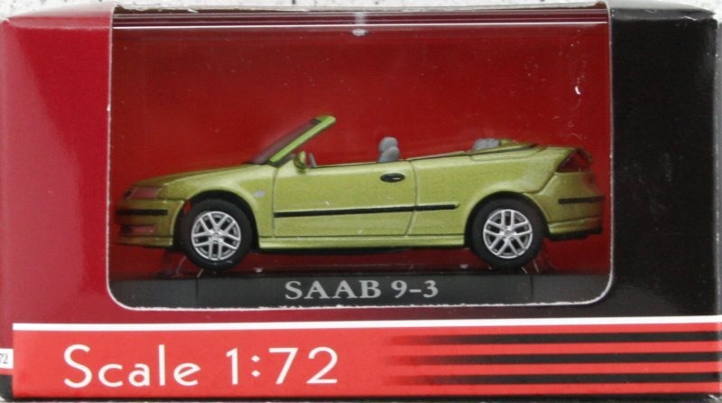 SAAB 9-3 - greenmetallic - Yatming 1:72