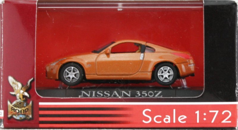 NISSAN 350Z - orangemetallic - Yatming 1:72