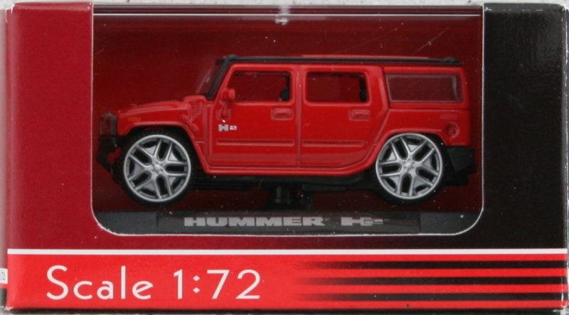 AMC HUMMER H2 SUV - red - Yatming 1:72