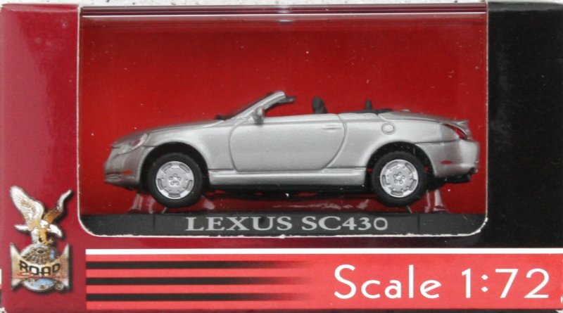 LEXUS SC 430 - silver - Yatming 1:72