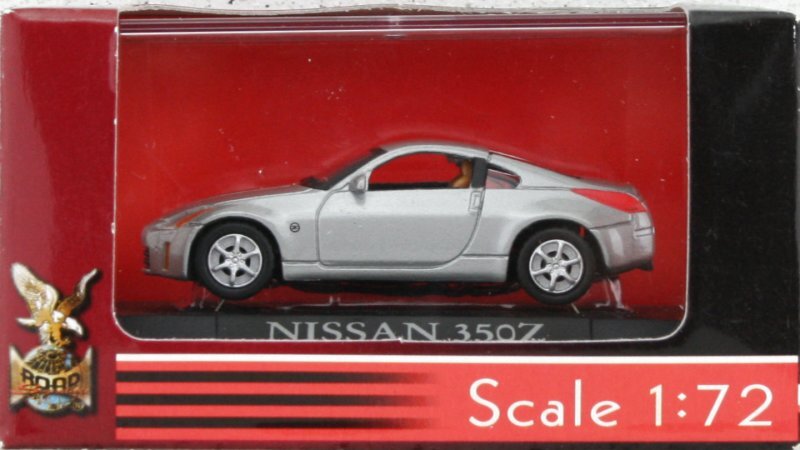 NISSAN 350Z - silver - Yatming 1:72