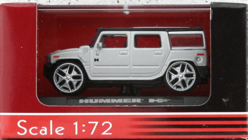 AMC HUMMER H2 SUV - silver - Yatming 1:72