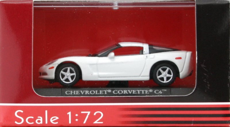 Chevrolet Corvette C6 - white - Yatming 1:72