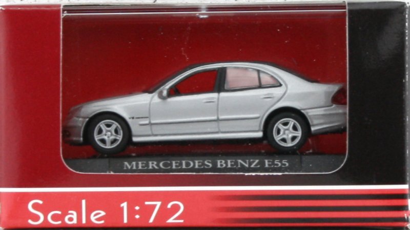 MB Mercedes Benz E 55 - silver - Yatming 1:72