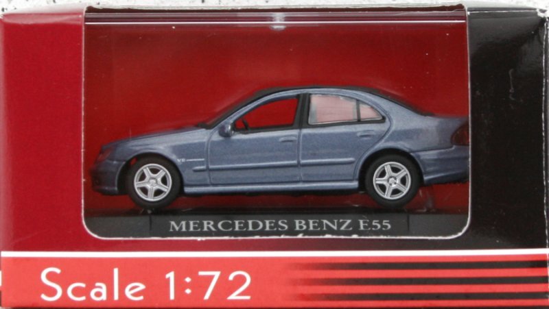 MB Mercedes Benz E 55 - bluemetallic - Yatming 1:72