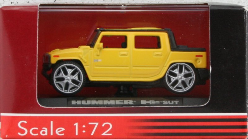 AMC HUMMER H2 SUT - yellow - Yatming 1:72