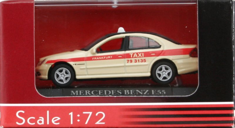 MB Mercedes Benz E 55 - Taxi cab - Yatming 1:72