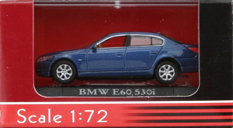 BMW E60 - 530i - bluemetallic - Yatming 1:72