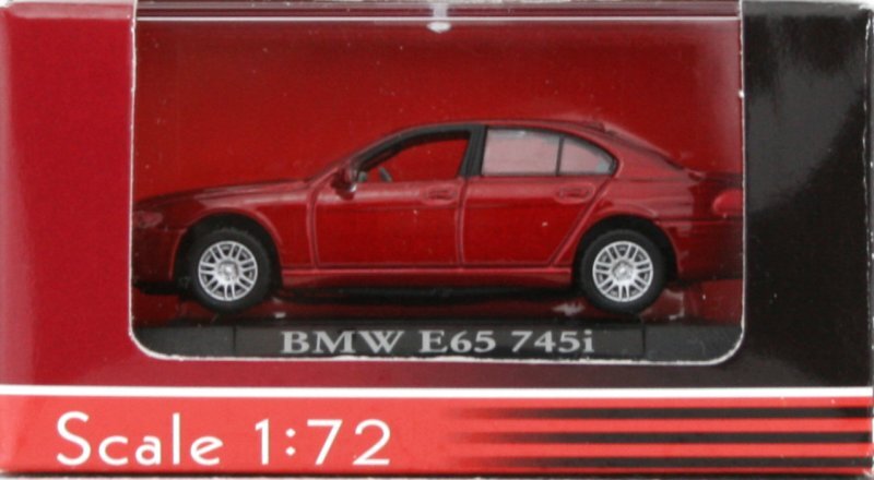 BMW E65 - 745i - redmetallic - Yatming 1:72