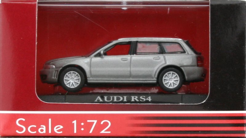 AUDI RS 4 Kombi - silver - Yatming 1:72