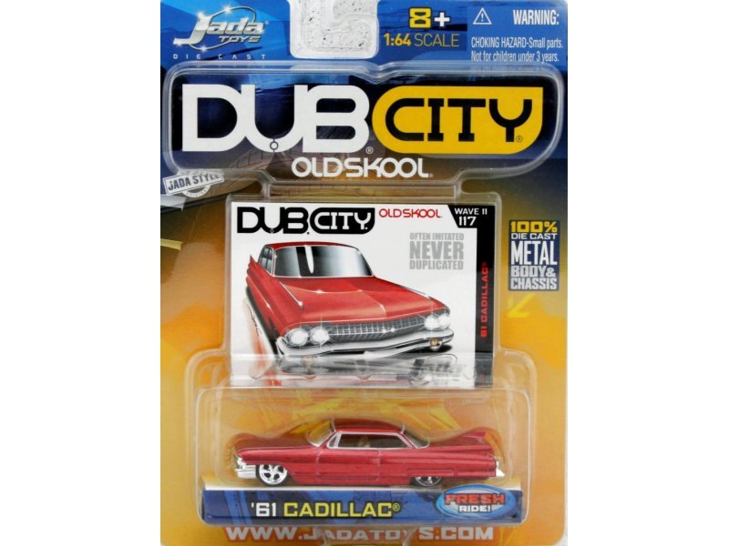 CADILLAC Coupe - 1961 - redmetallic - JADA 1:64