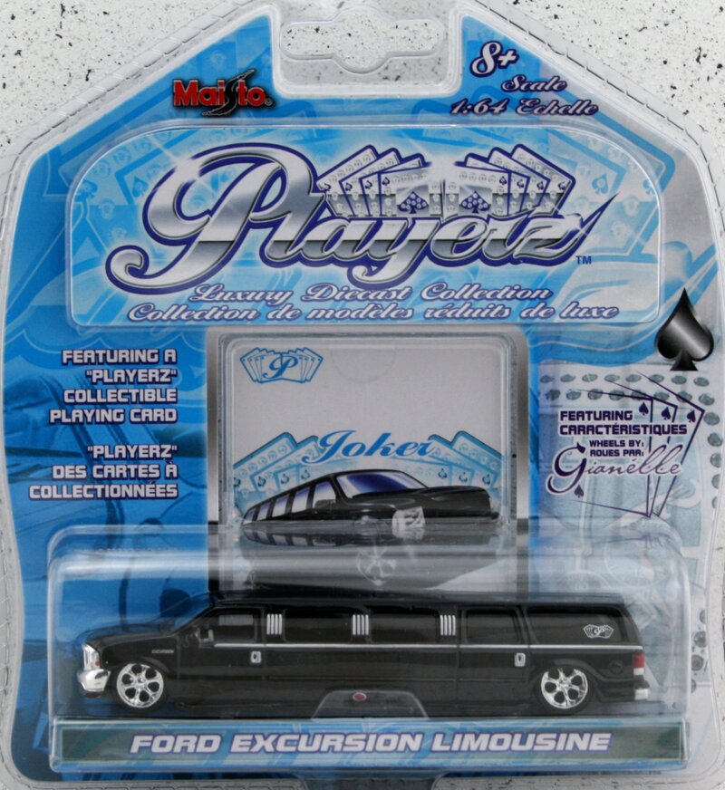 FORD Excursion Limousine - PlayerZ - black - Maisto 1:64