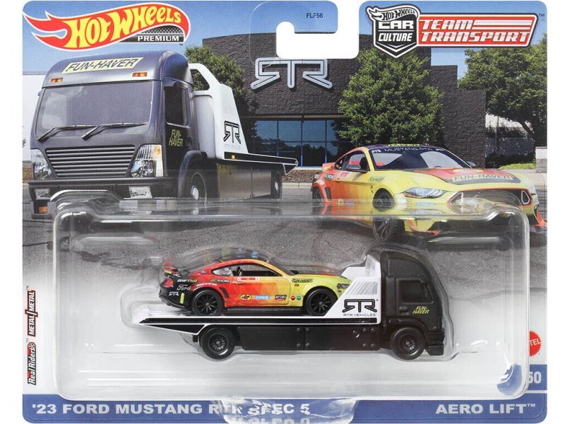 AERO LIFT & Ford Mustang RTR Spec 5 - 2023 - black - HOT WHEELS 1:64