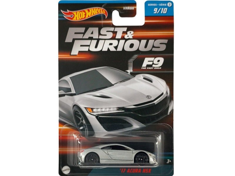 ACURA NSX -F&F - 2017 - silver - HOT WHEELS 1:64