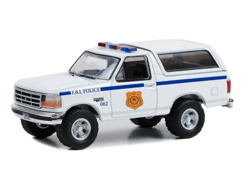FORD Bronco XL - FBI - 1996 - Police - Greenlight 1:64