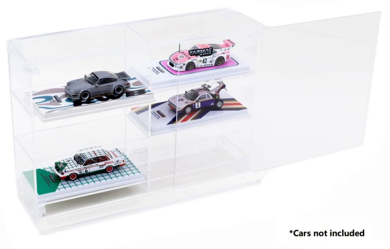 Acryl Car Display für 6 Auto`s  -  - TARMAC 1:64