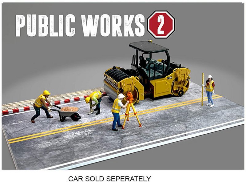  Public Works 2 - Figure Set of 6 pieces - limited - American Diorama 1:64