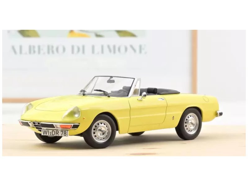 ALFA ROMEO 2000 Spider - Limited 300 - 1978 - yellow - NOREV 1:18