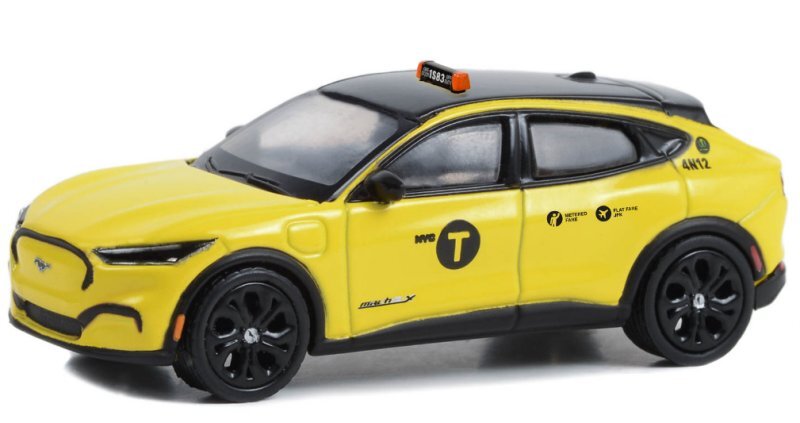 FORD Mustang Mach-E - New York - 2022 - Taxi Cab - Greenlight 1:64